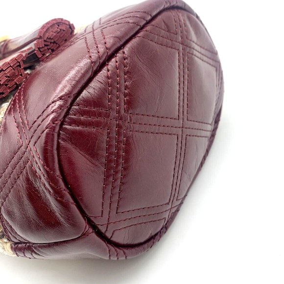 Tory Burch Fleming Soft Tweed Mini Bucket Bag